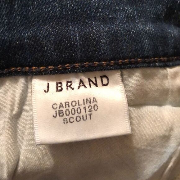 J Brand 30/30 Carolina Skinny Stretch Designer Blue Jeans - Picture 14 of 16
